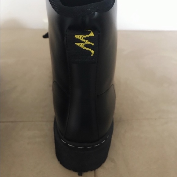 Restocked Lace Up Cleated Platform Combat Boots - Picture 4 of 4